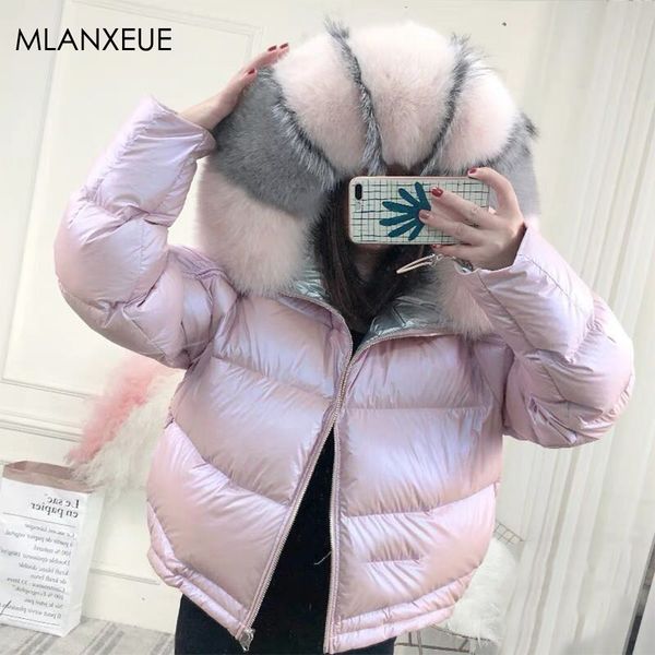 women's down & parkas double-sided wear fur hooded coats women solid loose coat female thicken warm winter jackets zipper casaco femini, Black
women's down & parkas double-sided wear fur hooded coats women solid loose coat female thicken warm winter jackets zipper casaco femini, Black
