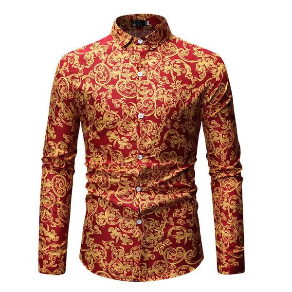 2019 fashion floral print casual shirts long sleeve shirt men slim fit new brand mens shirts regular fit, White;black
2019 fashion floral print casual shirts long sleeve shirt men slim fit new brand mens shirts regular fit, White;black