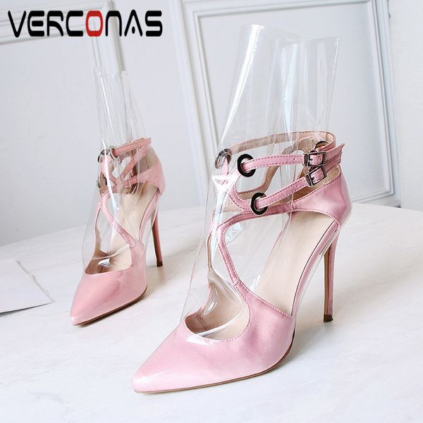 verconas 2020 fashion nigth pumps woman pumps woman sandals metal decoration pointed toe thin high heel shoes, Black
verconas 2020 fashion nigth pumps woman pumps woman sandals metal decoration pointed toe thin high heel shoes, Black