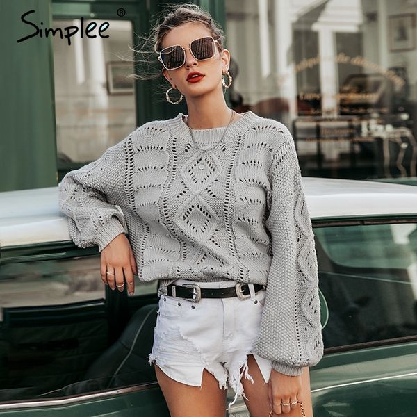 hollow out knitted women pullover sweater lantern sleeve female autumn winter sweater o-neck casual ladies jumper, White;black
hollow out knitted women pullover sweater lantern sleeve female autumn winter sweater o-neck casual ladies jumper, White;black