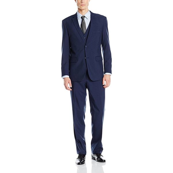 custom made navy blue men's suit three piece two button suit groomsmen wedding suits for men groom wear (jacket+pants+vest, White;black
custom made navy blue men's suit three piece two button suit groomsmen wedding suits for men groom wear (jacket+pants+vest, White;black