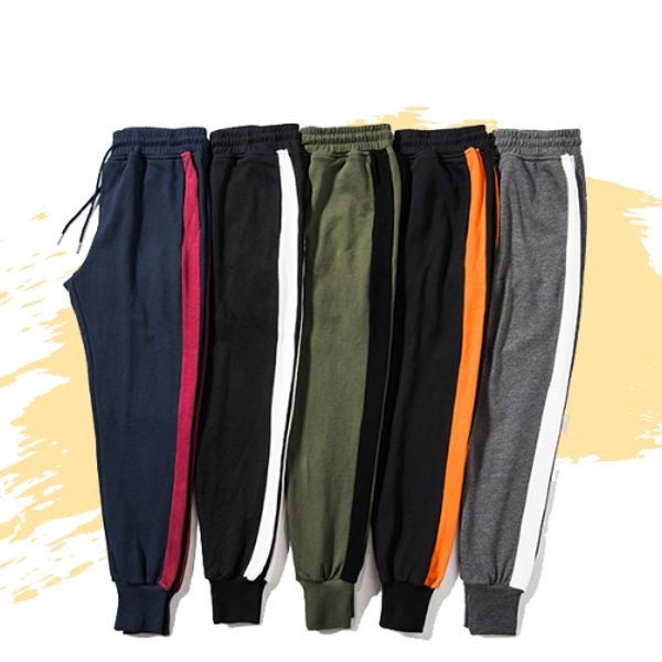 mens casual pants sweatpants elastic waist striped streetwears design clothing male track pants fashion male fashion sweatpants, Black
mens casual pants sweatpants elastic waist striped streetwears design clothing male track pants fashion male fashion sweatpants, Black