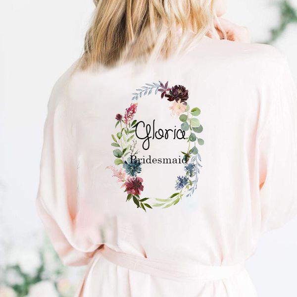 wedding satin dressing gown personalized custom name flower print bride team robes bridal party robes bridesmaid gift, Black;red
wedding satin dressing gown personalized custom name flower print bride team robes bridal party robes bridesmaid gift, Black;red