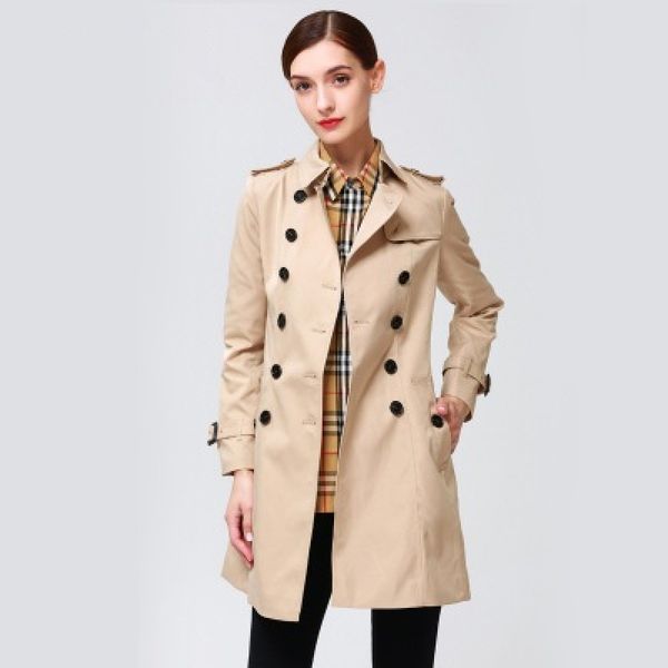 spring auttumn women fashion trech coat female high qulaty cotton coat ladies loose slim windbreaker female solid leisure, Tan;black
spring auttumn women fashion trech coat female high qulaty cotton coat ladies loose slim windbreaker female solid leisure, Tan;black