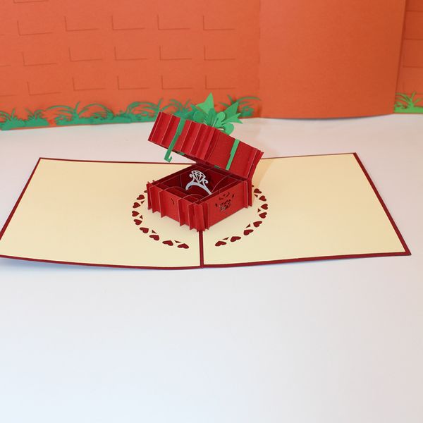 3d laser cut handmade wedding diamond ring box paper invitation greeting cards valentine's day girlfriend gift ing
3d laser cut handmade wedding diamond ring box paper invitation greeting cards valentine's day girlfriend gift ing