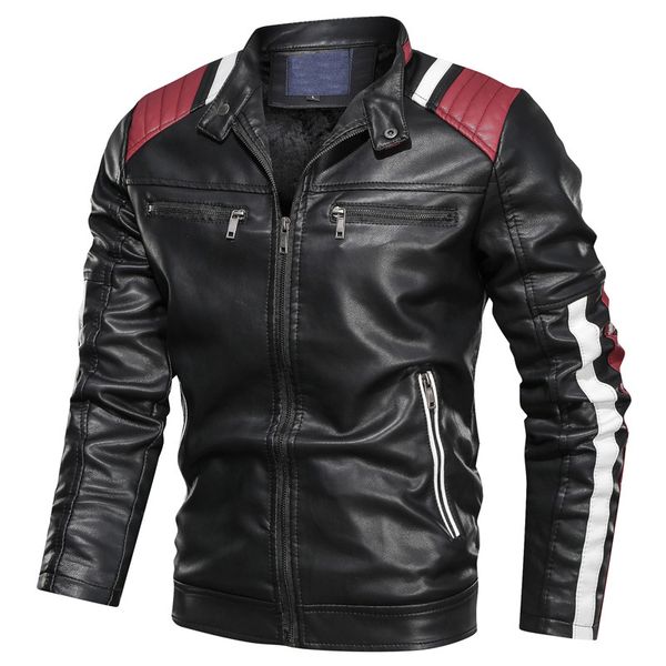 winter autumn leather jacket men new pu coat male stand collar motorcycle coats mens slim fits jackets brand clothing outerwear, Black
winter autumn leather jacket men new pu coat male stand collar motorcycle coats mens slim fits jackets brand clothing outerwear, Black