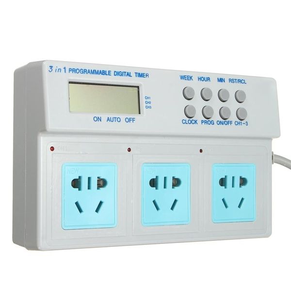 3 in 1 programmable lcd digital timer socket fish tank power time control for aquarium light heater filter wavemaker dosing pump other aquar
3 in 1 programmable lcd digital timer socket fish tank power time control for aquarium light heater filter wavemaker dosing pump other aquar