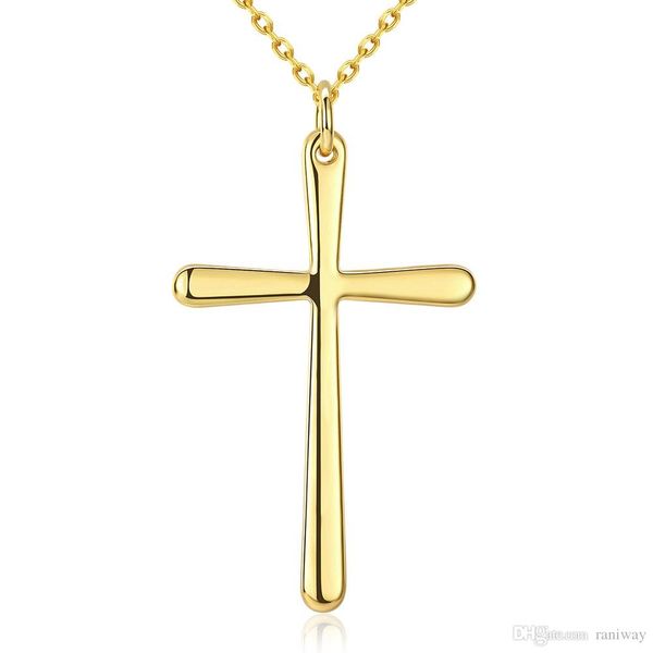 2016 new arrival fashion 18k yellow gold plated crucifix cross gold pendant necklace with 19.6 inch chain classical women jewelry gift, Silver
2016 new arrival fashion 18k yellow gold plated crucifix cross gold pendant necklace with 19.6 inch chain classical women jewelry gift, Silver