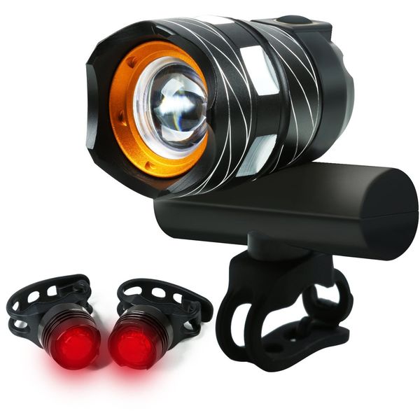 outdoors bike light sets t6 night riding bicycle front lamp headlight tail light usb charging flashlight lamp spotlights set
outdoors bike light sets t6 night riding bicycle front lamp headlight tail light usb charging flashlight lamp spotlights set