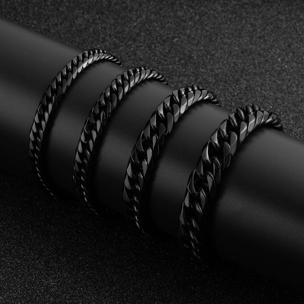 newall 2019 men's stainless steel gold cuban curb chain bracelet 8-14mm thicker width trendyjewellery wholesale, Black
newall 2019 men's stainless steel gold cuban curb chain bracelet 8-14mm thicker width trendyjewellery wholesale, Black