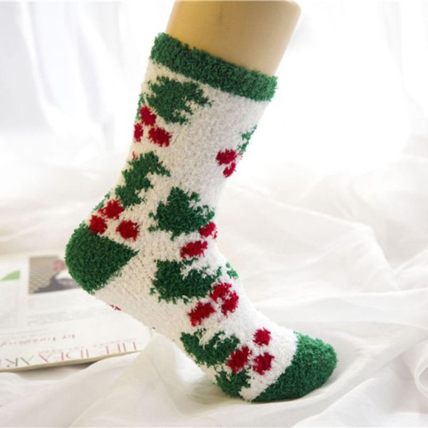 coral fleece women christmas stocking super soft warm ladies winter extra thick striped santa claus tree pattern christmas gift, Black;white
coral fleece women christmas stocking super soft warm ladies winter extra thick striped santa claus tree pattern christmas gift, Black;white