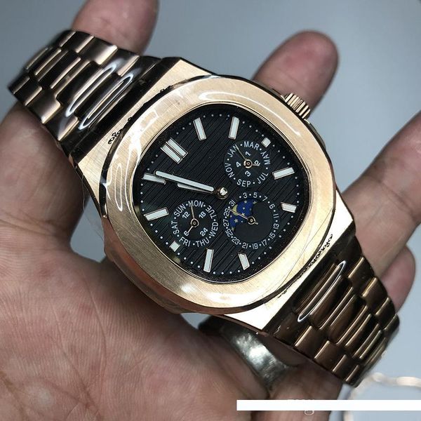 rose gold watch automatic glide smooth second hand black dial 315l stainless steel all sub dials works luminous wristwatches, Slivery;brown
rose gold watch automatic glide smooth second hand black dial 315l stainless steel all sub dials works luminous wristwatches, Slivery;brown