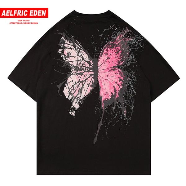 aelfric eden cracked butterfly print oversize t shirt men 2020 summer hip hop loose tshirt loose harajuku fashion male tees, White;black
aelfric eden cracked butterfly print oversize t shirt men 2020 summer hip hop loose tshirt loose harajuku fashion male tees, White;black