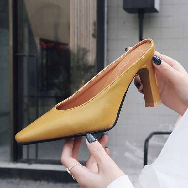 dress shoes agodor women square high heel mules toe pumps all match fashion backless loafers elegant ladies size 32-46, Black
dress shoes agodor women square high heel mules toe pumps all match fashion backless loafers elegant ladies size 32-46, Black