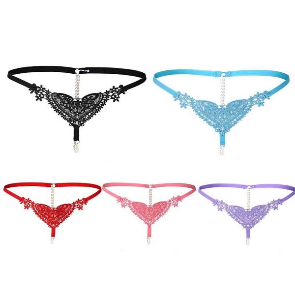 women g-string crotchless pearl panties women underwear open crotch embroidery female thong t back ladies lingerie, Black;pink
women g-string crotchless pearl panties women underwear open crotch embroidery female thong t back ladies lingerie, Black;pink