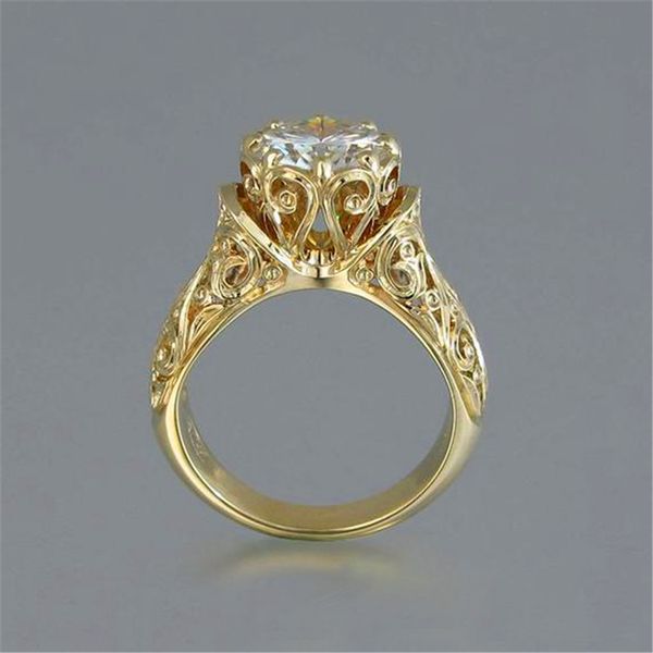 loredana, a new punk retro gold ring with large zircon hollowed flowers, is perfect for women's fashion jewelry, Silver
loredana, a new punk retro gold ring with large zircon hollowed flowers, is perfect for women's fashion jewelry, Silver