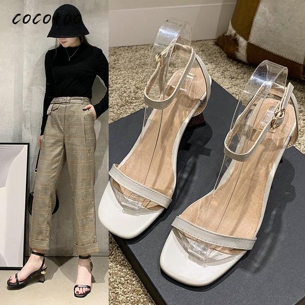 sandals female 2020 new spring and summer paint nude color word buckle square head open toe thick heel shoes fairy style, Black
sandals female 2020 new spring and summer paint nude color word buckle square head open toe thick heel shoes fairy style, Black