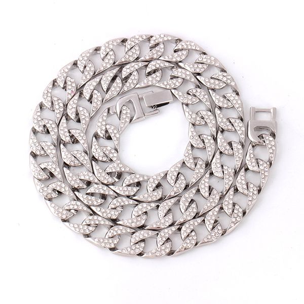 silver crystal rhinestone link chain necklace for rock cool men charms jewelry shellhard hip hop cuban chain 66cm wedding gift
silver crystal rhinestone link chain necklace for rock cool men charms jewelry shellhard hip hop cuban chain 66cm wedding gift
