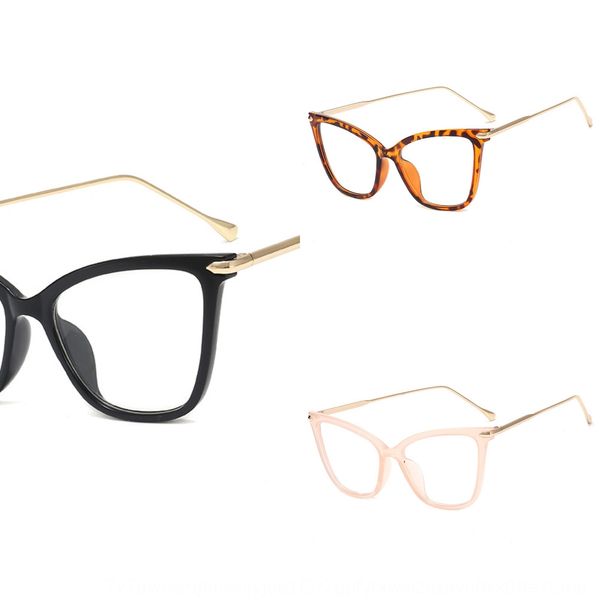 women's large frame cat's eye plain myopia fashionable glasses frame glasses with myopia, Silver
women's large frame cat's eye plain myopia fashionable glasses frame glasses with myopia, Silver