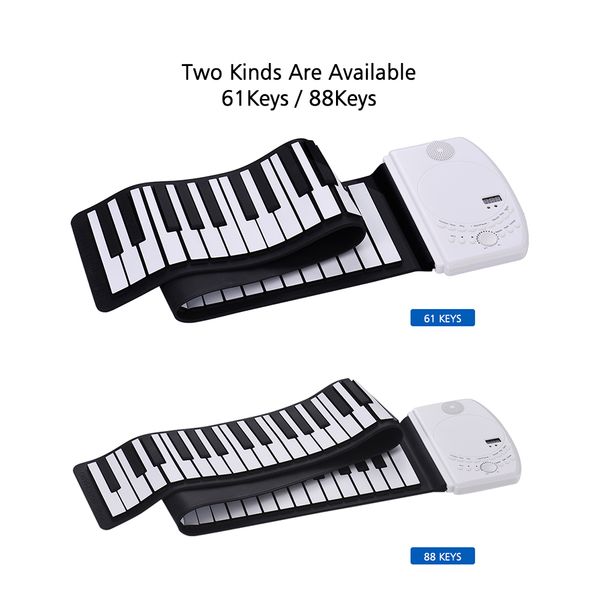 61/88 ключи roll up piano гибкая мягкая силиконовая электронные фортепиано клавиатура встроенный динамик standard piano tone для начинающих
61/88 ключи roll up piano гибкая мягкая силиконовая электронные фортепиано клавиатура встроенный динамик standard piano tone для начинающих