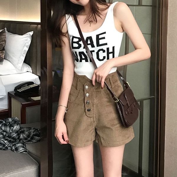 2019 women summer elegant and classical fashion design concise letter printed all-match slim fit personality camisole top, White
2019 women summer elegant and classical fashion design concise letter printed all-match slim fit personality camisole top, White