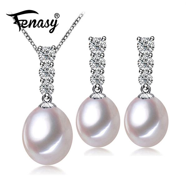 fenasy jewelry set pearl jewelry,pearl pendant necklace, freshwater pearl earrings, with 925 sterling silver ,2017 new, Black
fenasy jewelry set pearl jewelry,pearl pendant necklace, freshwater pearl earrings, with 925 sterling silver ,2017 new, Black