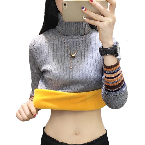 winter warm plus velvet sweater women jumper new slim pull knit bottoming shirt long-sleeved turtleneck sweater pullover aa925, White;black
winter warm plus velvet sweater women jumper new slim pull knit bottoming shirt long-sleeved turtleneck sweater pullover aa925, White;black