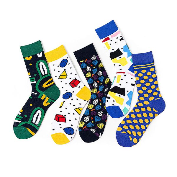 new happy men socks women funny dot print cute cartoon japanese harajuku skateboard cycling running sock fashion christmas gift, Black
new happy men socks women funny dot print cute cartoon japanese harajuku skateboard cycling running sock fashion christmas gift, Black