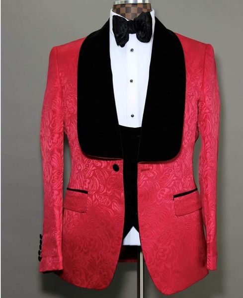 red flowers wedding tuxedo 2019 black shawl lapel groomsmen suit prom suit suit separates (jacket+bow), Black;gray
red flowers wedding tuxedo 2019 black shawl lapel groomsmen suit prom suit suit separates (jacket+bow), Black;gray