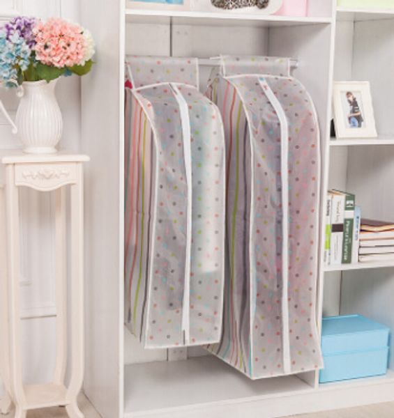 transparent clothing dust-proof storage dag dot stripe pattern double zipper overcoat suit cover wardrobe hanging bags
transparent clothing dust-proof storage dag dot stripe pattern double zipper overcoat suit cover wardrobe hanging bags
