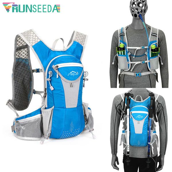 new multifunction outdoor backpack men women camping climbing hydration vest bag for cyclinng riding racing water bag backpacks
new multifunction outdoor backpack men women camping climbing hydration vest bag for cyclinng riding racing water bag backpacks