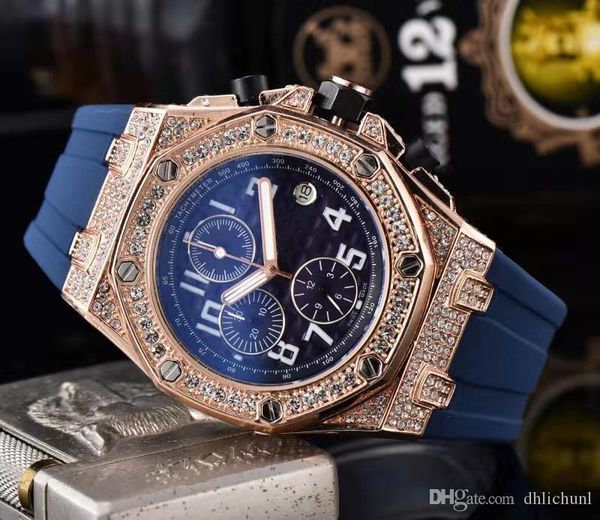 men's luxury design sport watches royal oak iced out watch brand quartz movement calendar watch big digital rubber wrist watch gift, Slivery;brown
men's luxury design sport watches royal oak iced out watch brand quartz movement calendar watch big digital rubber wrist watch gift, Slivery;brown