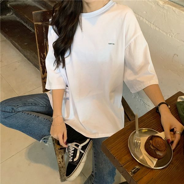 2020 loose back letter printed short-sleeved t-shirt fashionable women's clothing 2020 loose back letter printed short-sleeved t-shirt, White
2020 loose back letter printed short-sleeved t-shirt fashionable women's clothing 2020 loose back letter printed short-sleeved t-shirt, White