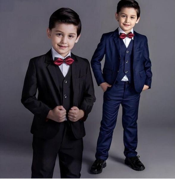 kids formal wear wedding groom tuxedos two piece notched lapel flower boys children party suits, Black
kids formal wear wedding groom tuxedos two piece notched lapel flower boys children party suits, Black