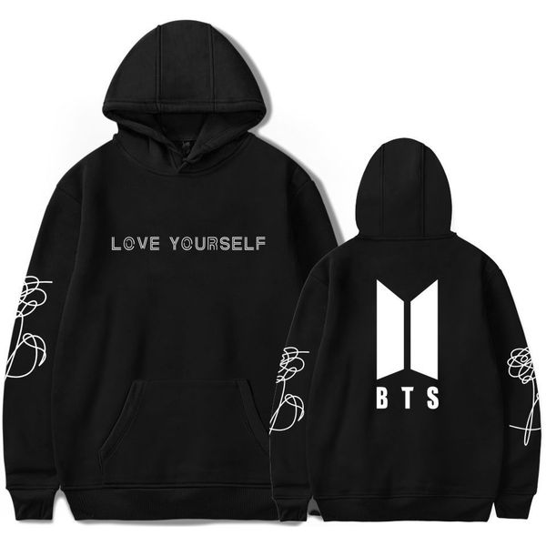 12 colors bts youth league loveyourself xxs-4xl mens and womens new fashion sports hooded sweater cotton casual youth popular loose hoodies, Black
12 colors bts youth league loveyourself xxs-4xl mens and womens new fashion sports hooded sweater cotton casual youth popular loose hoodies, Black