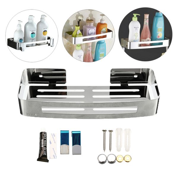 wall mount single layer toilet corner shelf shampoo shower gel lotion storage rack durable stainless steel bathroom shelves
wall mount single layer toilet corner shelf shampoo shower gel lotion storage rack durable stainless steel bathroom shelves