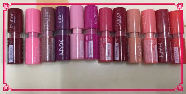 БРАЗИЛИЯ NYX BUTTER LIPSTICK Профессиональная косметика Брендов Длительный блеск для губ Губные палочки Фирменные 12 цветовых смешанных
БРАЗИЛИЯ NYX BUTTER LIPSTICK Профессиональная косметика Брендов Длительный блеск для губ Губные палочки Фирменные 12 цветовых смешанных