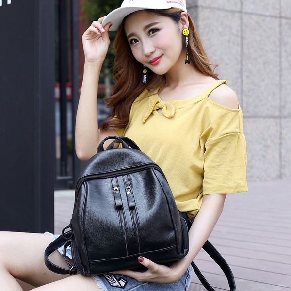 2020 new model pu shoulder bag women's korean style college fashion simple mini zip backpack small backpack
2020 new model pu shoulder bag women's korean style college fashion simple mini zip backpack small backpack