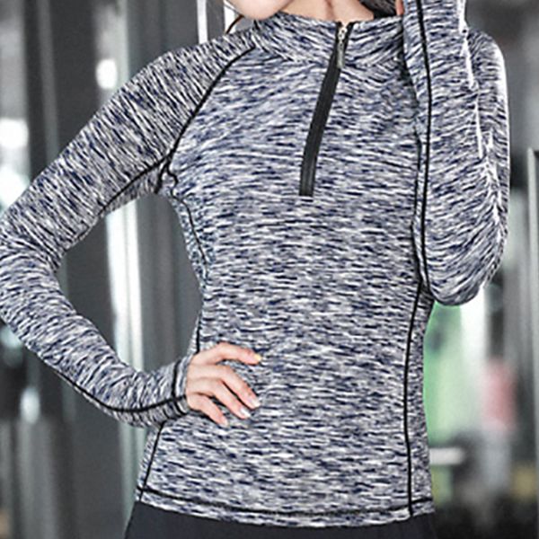 elastic sport fitness running jacket jersey women windproof sport coat outwear zipper fitness yoga gym sweatshirt, Black;red
elastic sport fitness running jacket jersey women windproof sport coat outwear zipper fitness yoga gym sweatshirt, Black;red