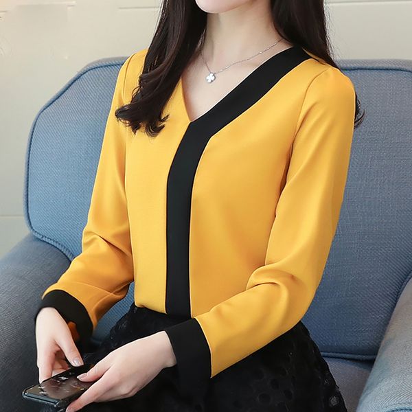 women clothing blouse women 2019 fashion chiffon office lady long sleeve shirt women blouse long sleeve patchwork shirts d826 30, White
women clothing blouse women 2019 fashion chiffon office lady long sleeve shirt women blouse long sleeve patchwork shirts d826 30, White