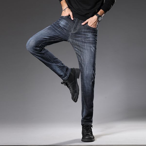 mens jeans skinny male pants jeans autumn denim streetwear classic trousers for slim fit designer casual straight, Blue
mens jeans skinny male pants jeans autumn denim streetwear classic trousers for slim fit designer casual straight, Blue