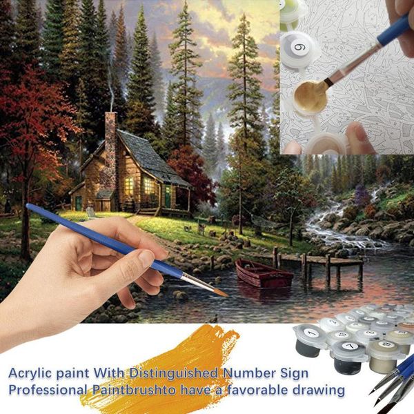 frameless forest lodge landscape diy digital oil painting by numbers europe abstract canvas painting for living room wall art
frameless forest lodge landscape diy digital oil painting by numbers europe abstract canvas painting for living room wall art