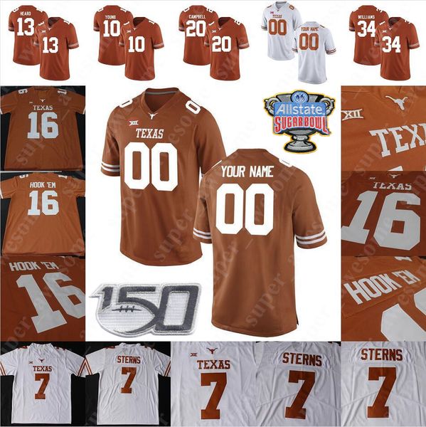 Texas Longhorns Football Jersey Major Applewhite Cory Redding Jerry Sisemore Jerry Gray Johnny Lam Jones Steve Worster Kenneth Sims
Texas Longhorns Football Jersey Major Applewhite Cory Redding Jerry Sisemore Jerry Gray Johnny Lam Jones Steve Worster Kenneth Sims