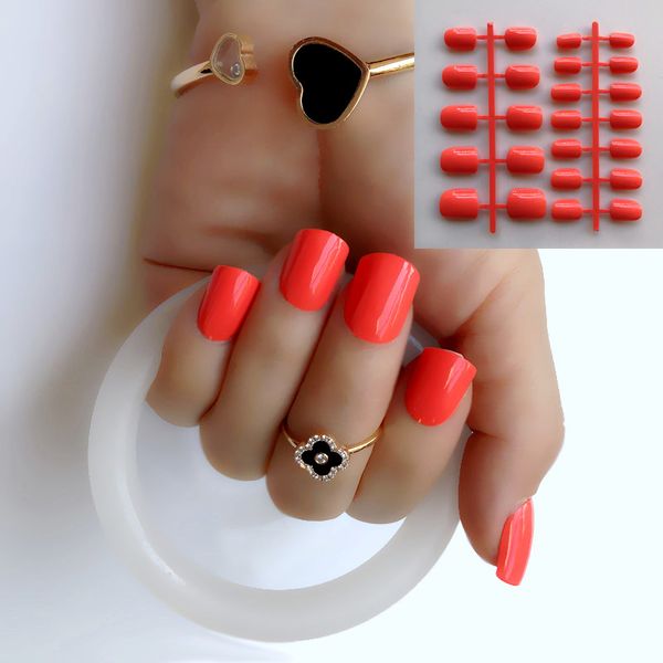24pcs christmas new fashion beautiful deep orange red color nail finished false nails short paragraph #05, Red;gold
24pcs christmas new fashion beautiful deep orange red color nail finished false nails short paragraph #05, Red;gold