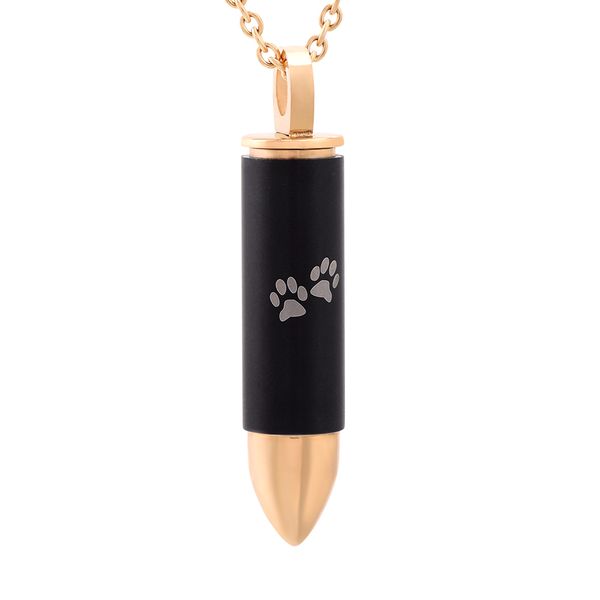 ijd9833 stainless steel paw gold bullet cremation memorial pendant for ashes urn keepsake souvenir jewelry for men, Silver
ijd9833 stainless steel paw gold bullet cremation memorial pendant for ashes urn keepsake souvenir jewelry for men, Silver