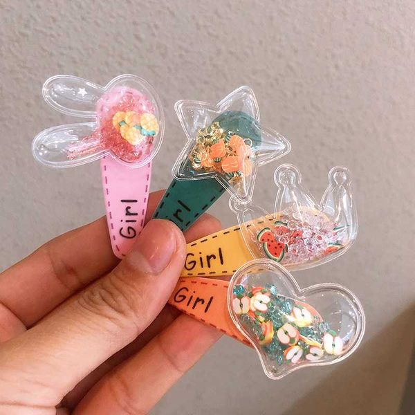 1/2pcs cute quicksand fruit bb clips kids hairpins children headwear cartoon baby headdress elastic hair bands girls accessories, Slivery;white
1/2pcs cute quicksand fruit bb clips kids hairpins children headwear cartoon baby headdress elastic hair bands girls accessories, Slivery;white