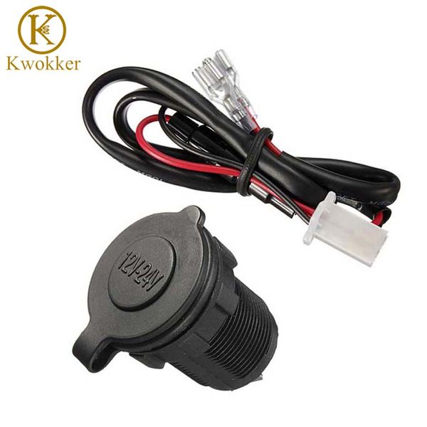 waterproof 12v - 24v car accessory power socket car motorcycle cigarette lighter plug with 60cm cord plug
waterproof 12v - 24v car accessory power socket car motorcycle cigarette lighter plug with 60cm cord plug