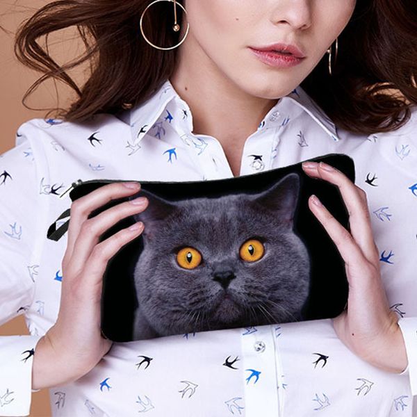 3d cat printing roomy cosmetic bag fashion women makeup bags waterproof cosmetics pouchs for travel
3d cat printing roomy cosmetic bag fashion women makeup bags waterproof cosmetics pouchs for travel