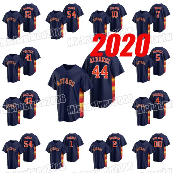 2020 41 brad peacock 43 lance mccullers 44 yordan alvarez 54 roberto osuna 4 george springer 2 alex bregman 21 zack greinke navy jersey, Blue;black
2020 41 brad peacock 43 lance mccullers 44 yordan alvarez 54 roberto osuna 4 george springer 2 alex bregman 21 zack greinke navy jersey, Blue;black