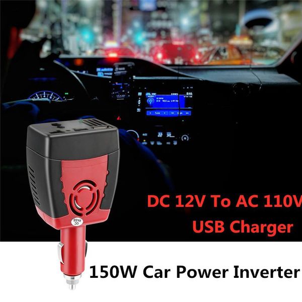 kuulee cigarette lighter power supply 150w car power inverter dc 12v to ac 110v usb 5v auto charger adapter for laptop
kuulee cigarette lighter power supply 150w car power inverter dc 12v to ac 110v usb 5v auto charger adapter for laptop